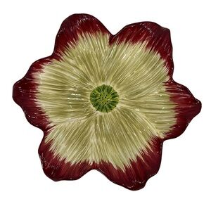 Fleuron Figural Romancing Provence Ceramic Flower Decorative Serving Plate